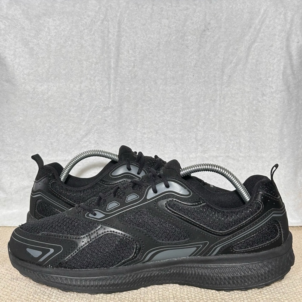 Skechers Mens Blk GORun Consistent Leather/Textile Running Athletic Shoes SZ 9.5 - Picture 7 of 11